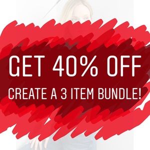 💰 CREATE A 3 ITEM BUNDLE, GET 40% OFF
